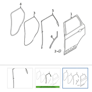 레인지로버스포츠 L494 / 도어고무몰딩(웨더스트립)
