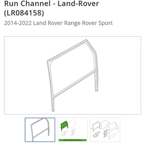 레인지로버스포츠 L494 / 글래스런(Run Channel)