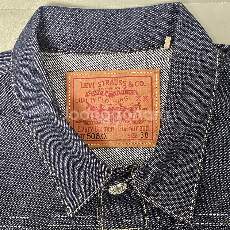 리바이스 LVC 1936 타입1 자켓 38사이즈--3