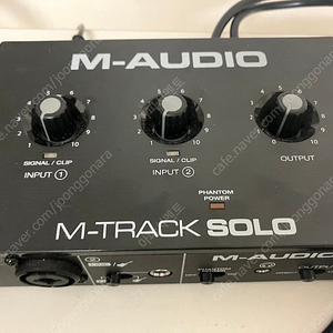 M-audio Track Solo 오디오 인터페이스