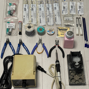 HAKKO936 하코 인두기, 거치대, 납, 하코윅, 하코팁(T12-KU, 900M-T-1.6D), 젤 플럭스(ERSA OFMKANC32-005), 플라토니퍼 170 등 일괄판매.