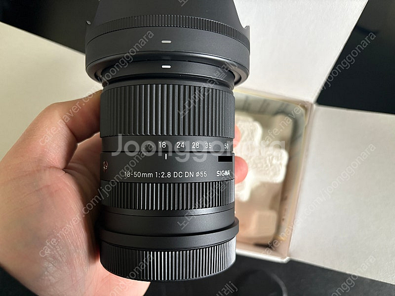 시그마 18-50mm 2.8 L마운트 판매합니다--1