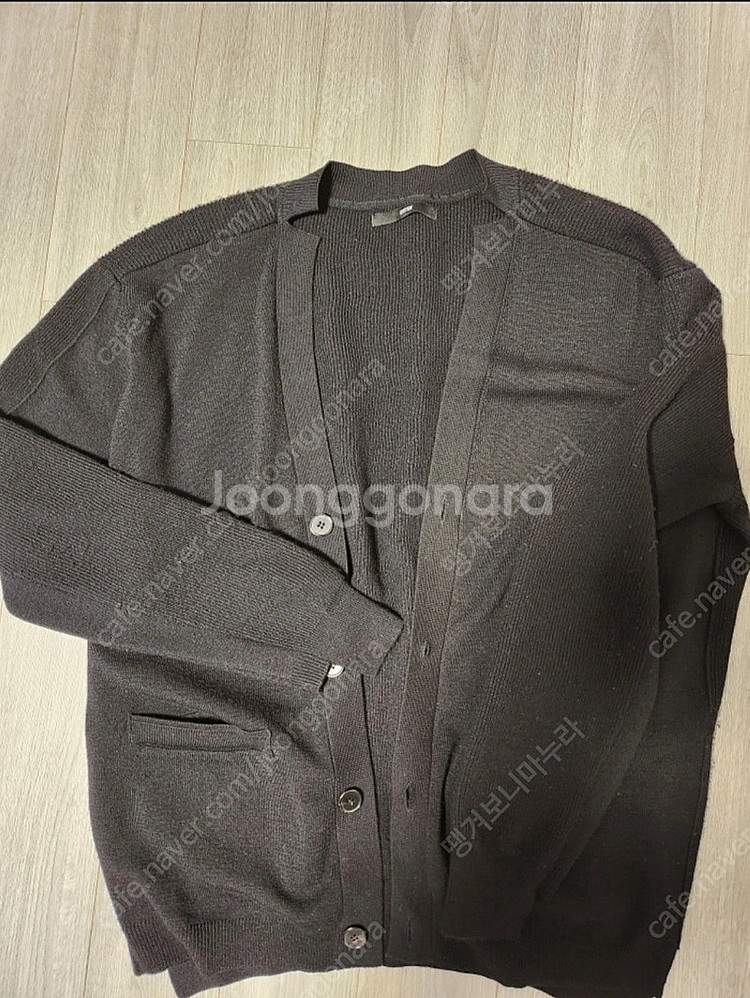 시스템 남자 가디건 105 2벌 상태 좋아요 스트라이프...--0