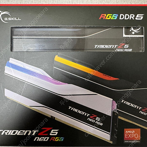 지스킬 DDR5-6000 CL30 TRIDENT Z5 NEO RGB J 패키지 (32GB(16Gx2)) 팝니다