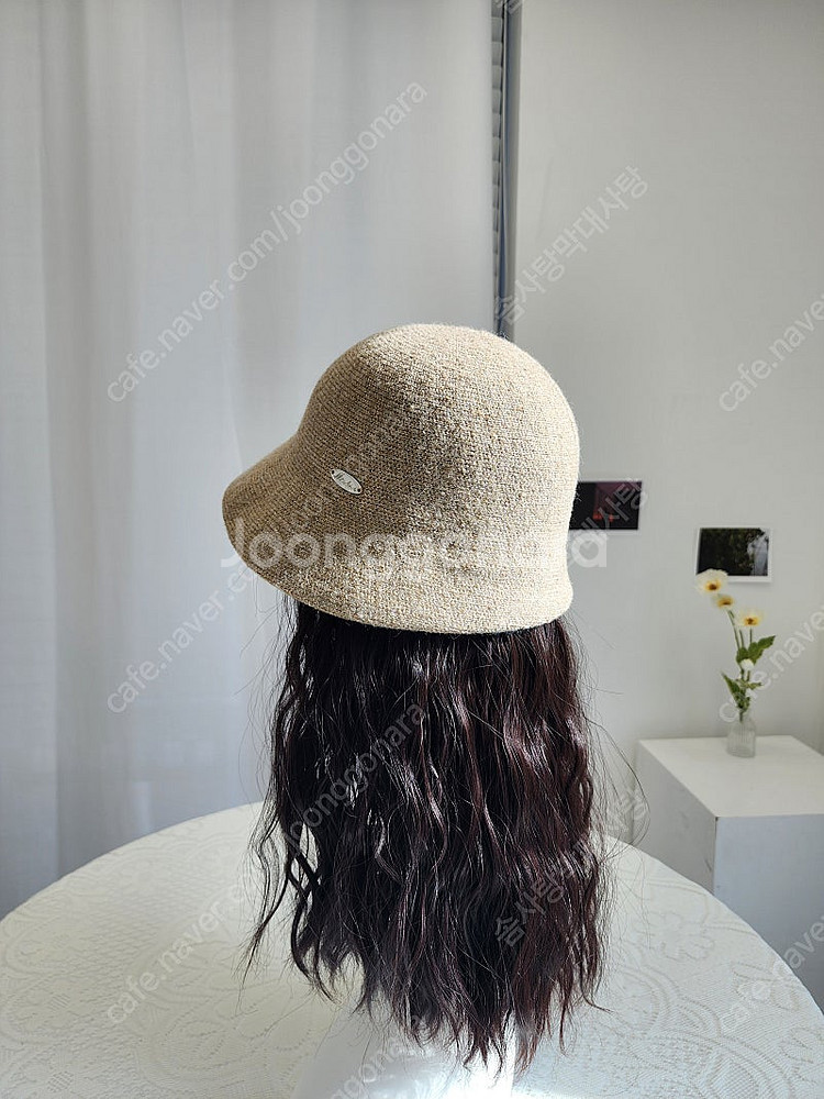 (새상품) 모자가발 가발모자 항암모자 정수리탈모가발 정수리부분가발--1