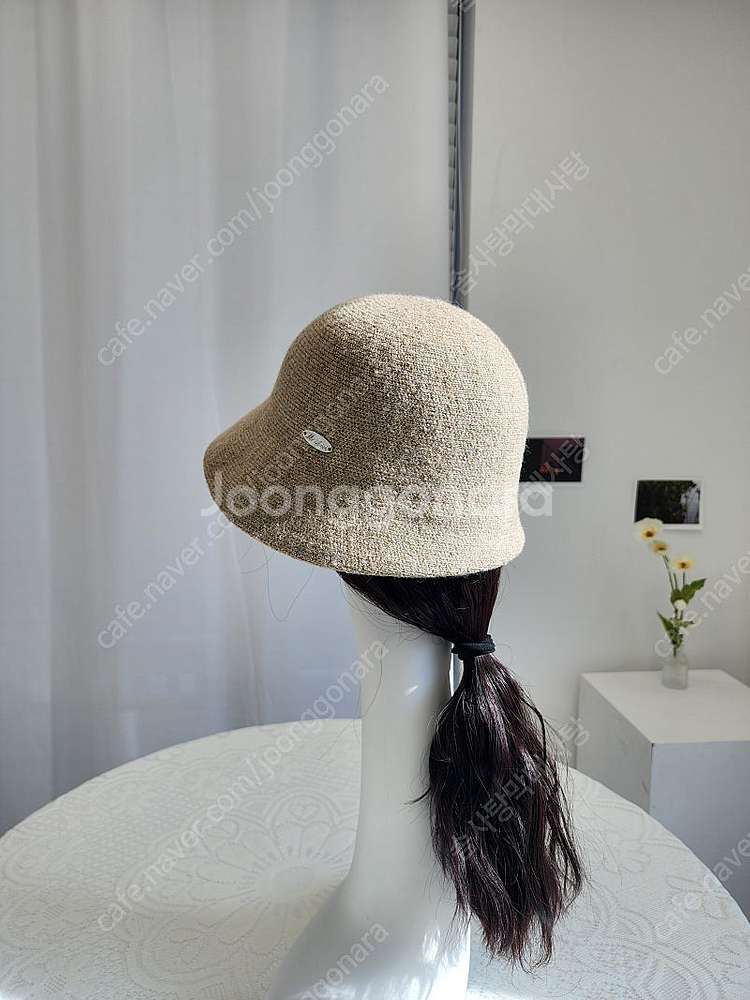 (새상품) 모자가발 가발모자 항암모자 정수리탈모가발 정수리부분가발--2