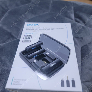 boya wireless microphone (보야 2채널 무선마이크)