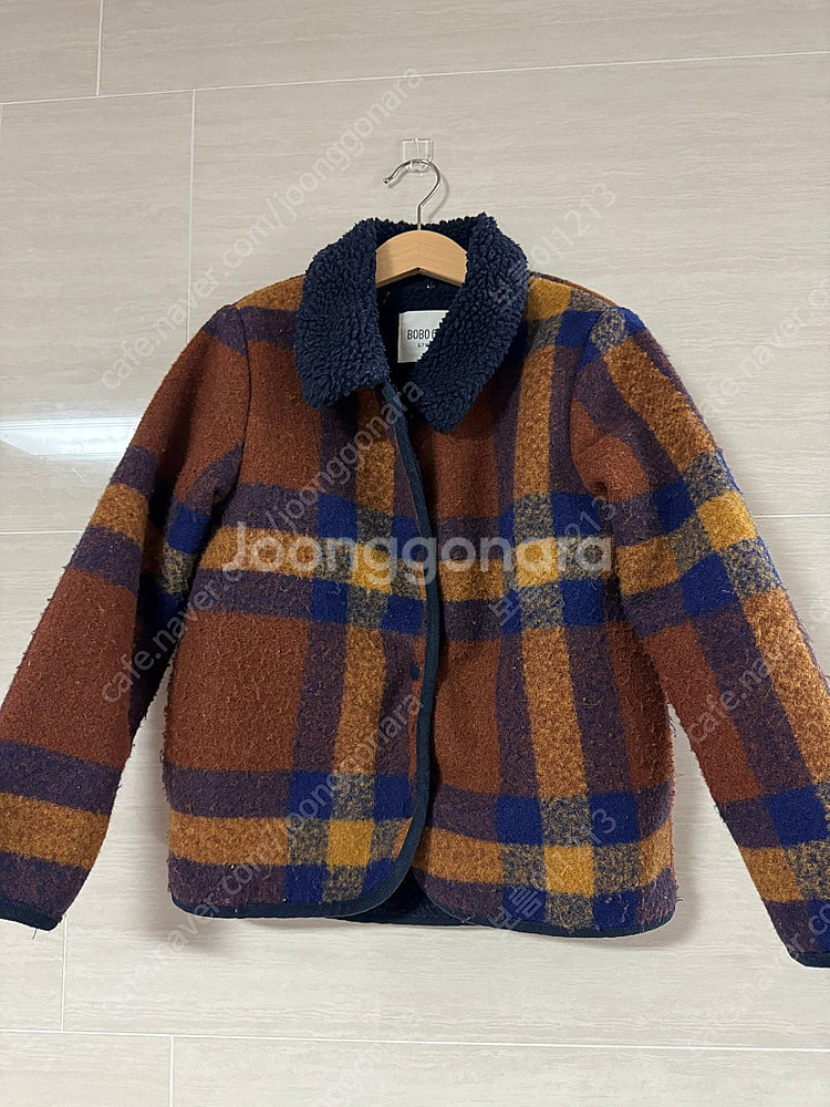 보보쇼즈 체크자켓 6~7y--0