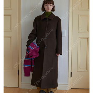 노컨텐츠 Classic Long Coat _ Dark Brown