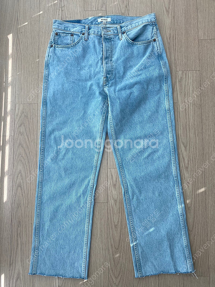리던 정품 청바지 90s 연청 31싸이즈+택,인보이스--5
