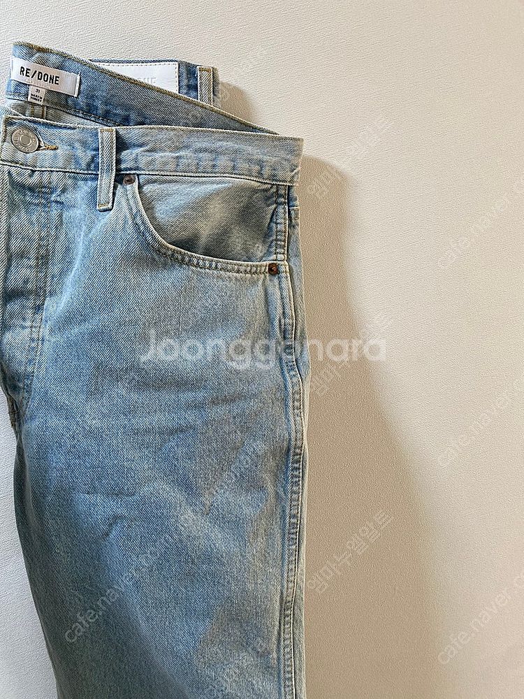 리던 정품 청바지 90s 연청 31싸이즈+택,인보이스--9