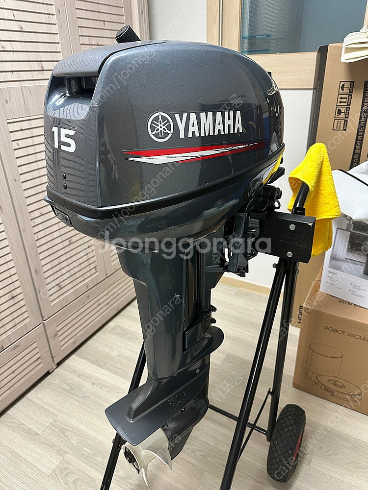로그보트 어드밴처390 와일드 , 야마하 15마력 고무...--1