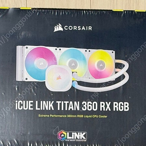 커세어 iCUE LINK TITAN RX 360 화이트 미개봉