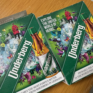 독일 언더버그(Underberg) 20ml x 3병 2박스 새제품