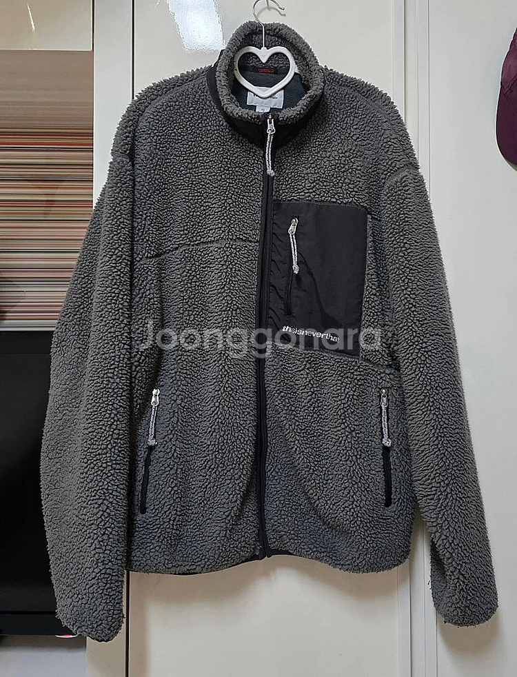 디스이즈네버댓 SP 쉐르파 후리스 자켓 차콜그레이 XL--2