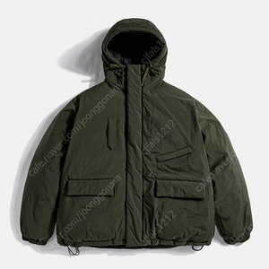 [L] 에스피오나지 패딩(Dyer Hooded Down Parka Dark Green)