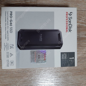 샌디스크 PRO G40 SSD 1TB 16만4천 새제품 팝니다