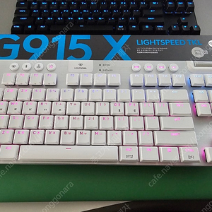 G915X Lightspeed TKL 화이트 택타일