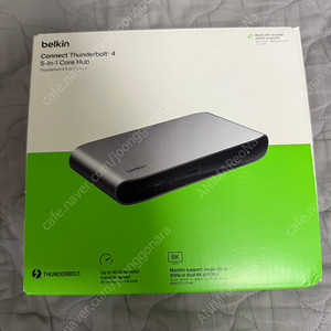 벨킨 썬더볼트 4독 5-in-1 USB-C 도킹 스테이션 INC013