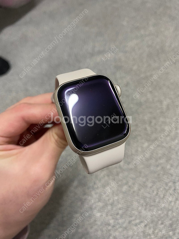 애플워치 7 스타라이트 41mm--1
