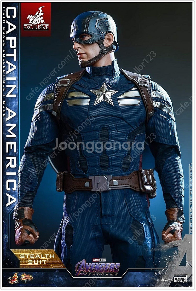 [핫토이] 미개봉 신품 캡틴아메리카 스텔스 슈트 상하이 한정(250채)--0