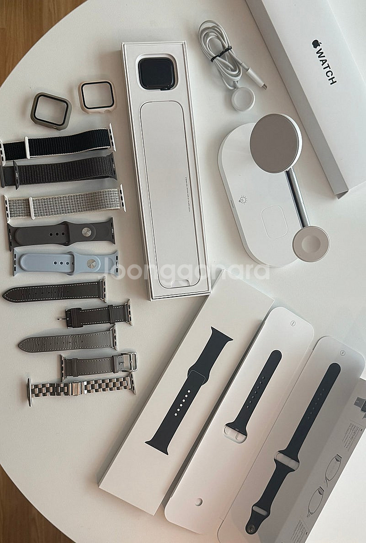 애플워치SE 스페이스그레이 40mm 풀박스--1