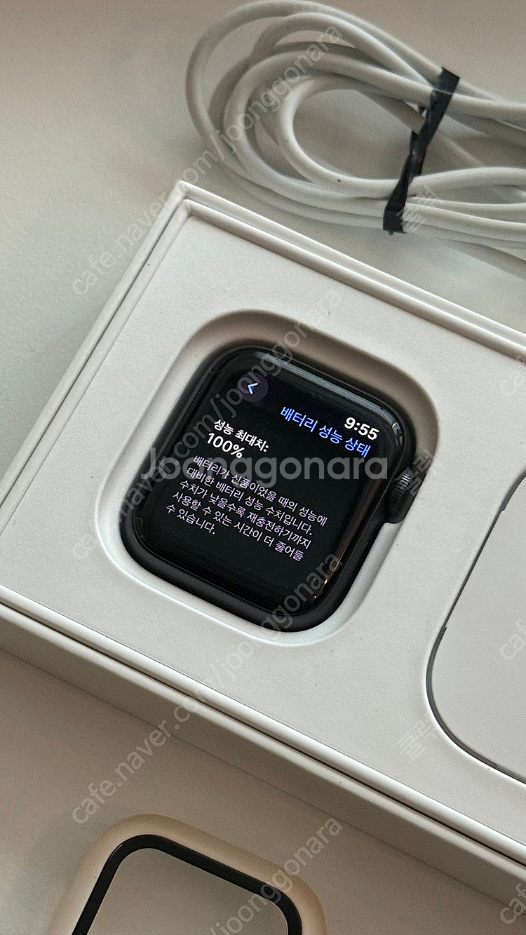 애플워치se 스페이스그레이 40mm 풀박스--1