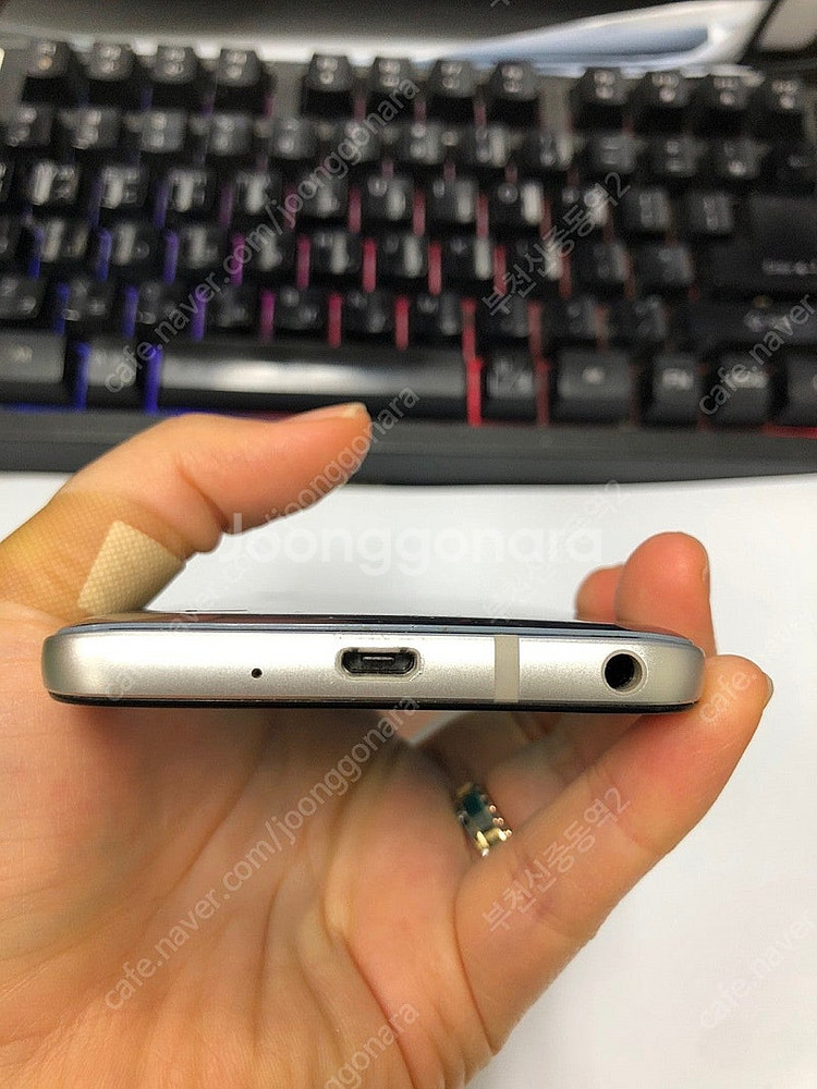 191768 LG Q6 마린블루 외관깨끗 32GB 서브...--6