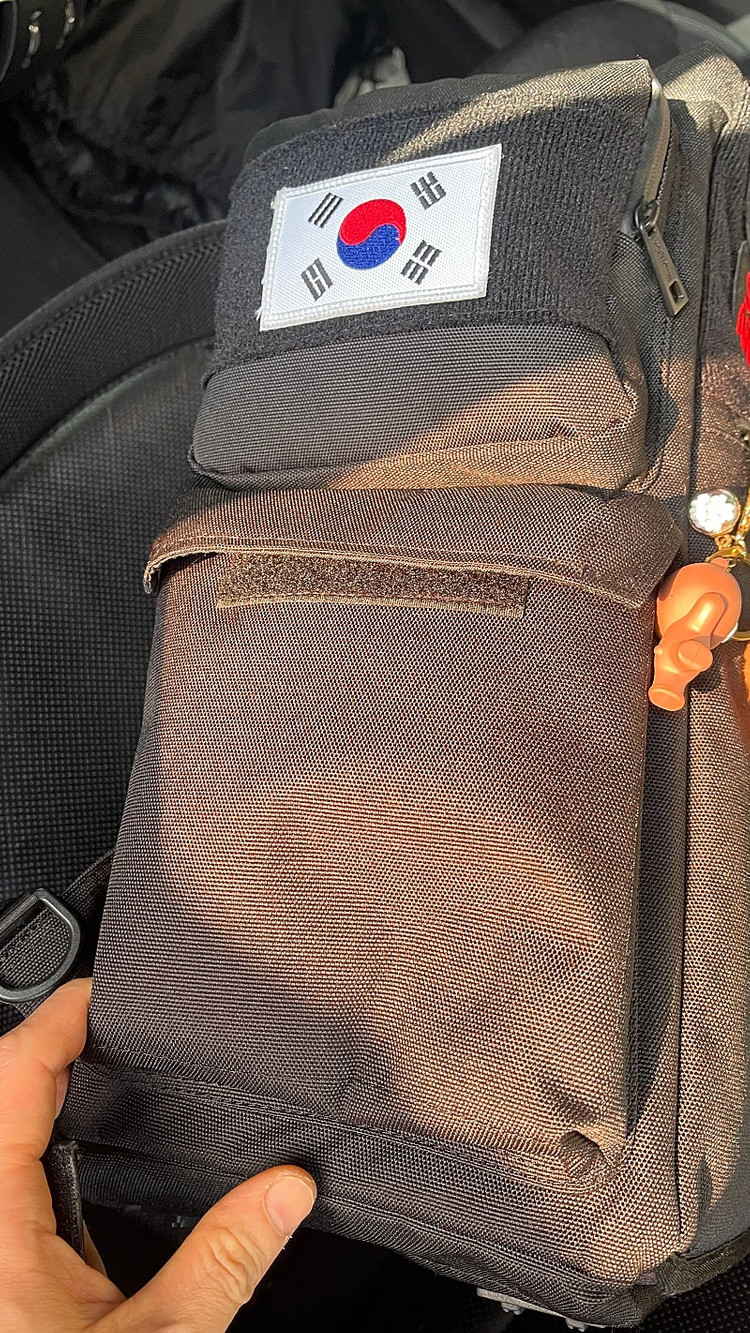 본투윈 백팩 B1.5 패치버전 검정--1