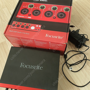 clarett 4pre usb 포커스라이트 클라렛4프리