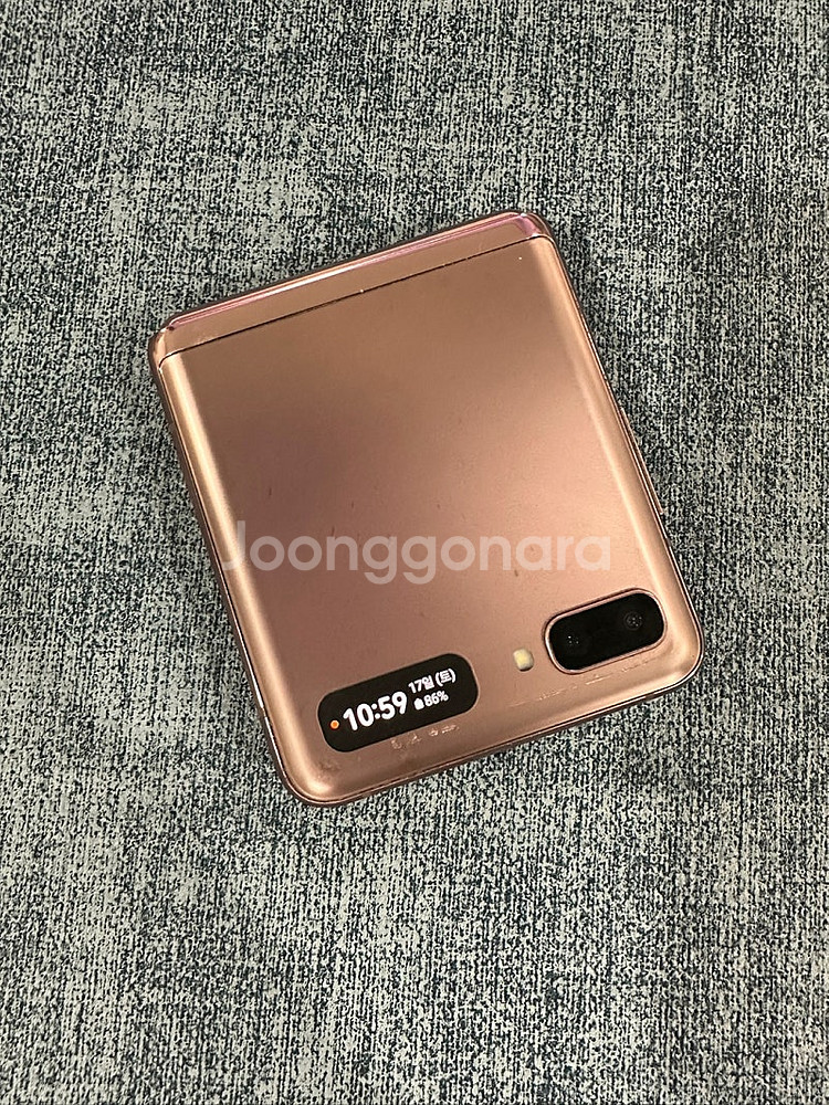 (게임용 서브용) 갤럭시Z플립2 256G 브론즈 기능정...--0