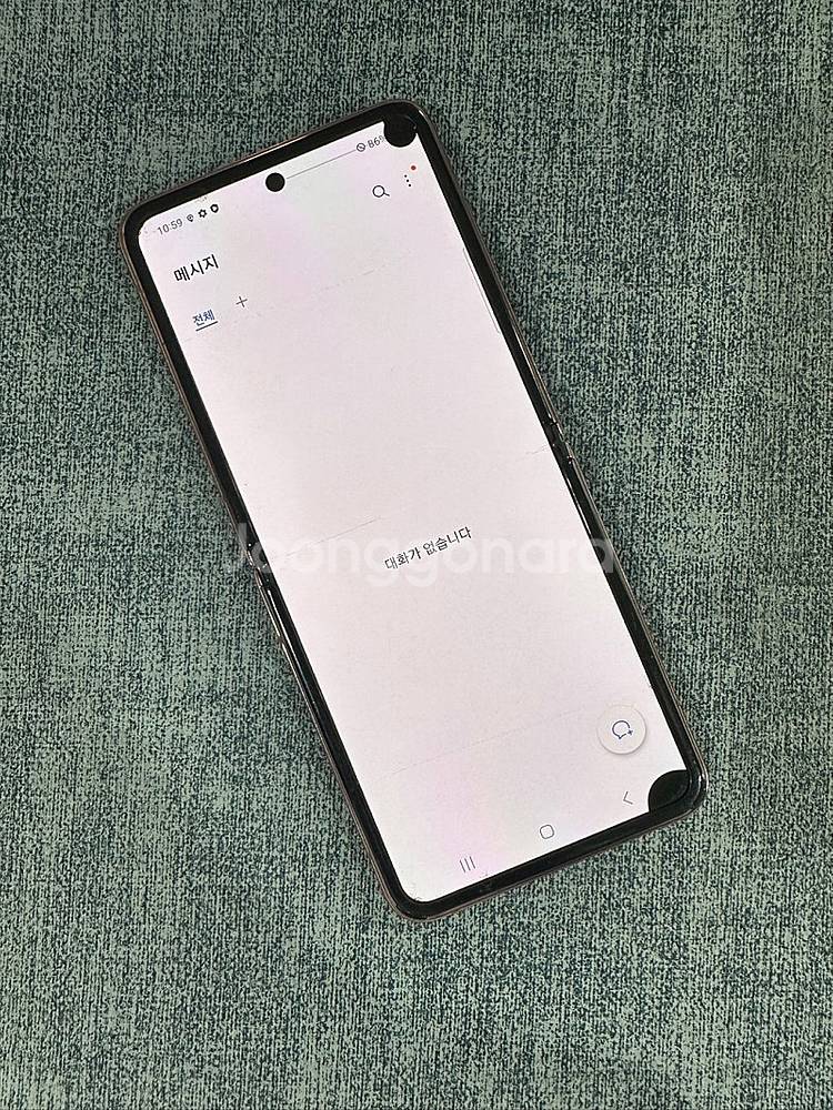 (게임용 서브용) 갤럭시Z플립2 256G 브론즈 기능정...--7