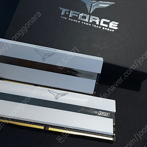 12만) TeamGroup 팀그룹 T-Force DDR4-3200 CL16 XTREEM ARGB 화이트 (32GB(16Gx2)) 팝니다