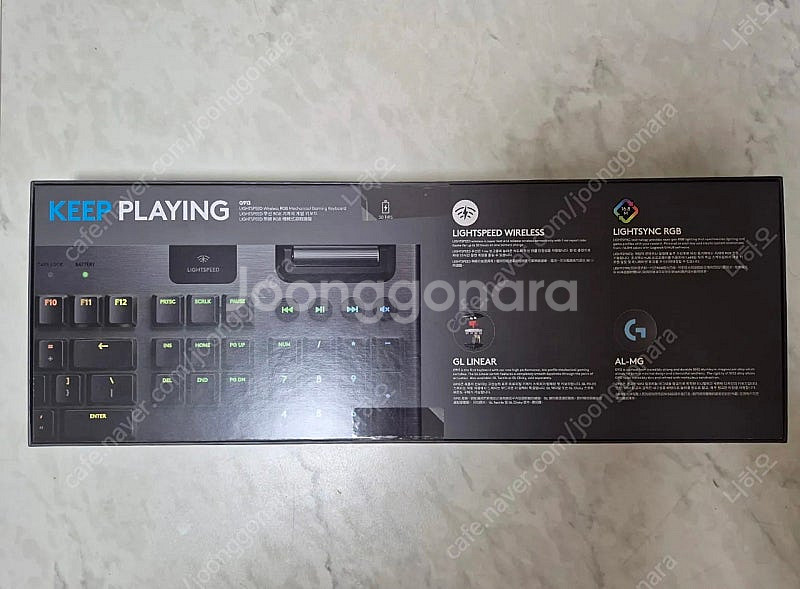 로지텍 무선 게이밍키보드 G913 wireless 풀배...--2