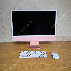 iMac m1 핑크 기본형 (애케플 포함)