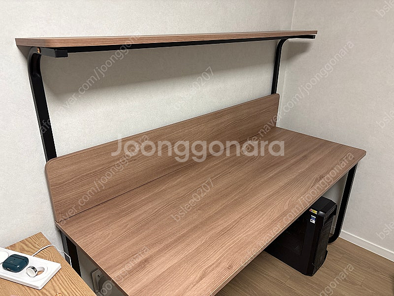 브린트 고등학생 철제 선반형 책상 1500--1