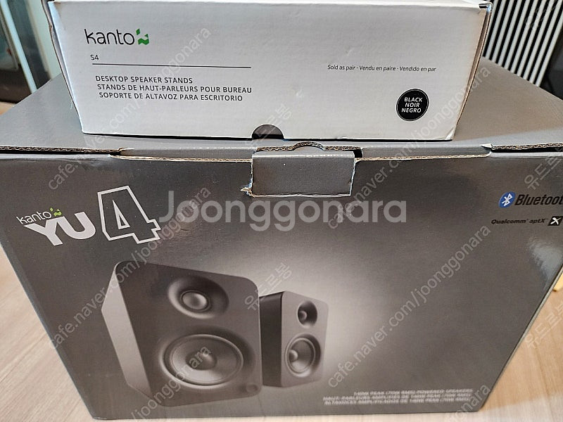 칸토 블루투스 스피커 YU4 블랙 + 정품 스탠드 S4--5