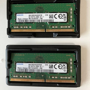 노트북용 메모리 삼성 DDR4 3200 8gb(2개) 팝니다.