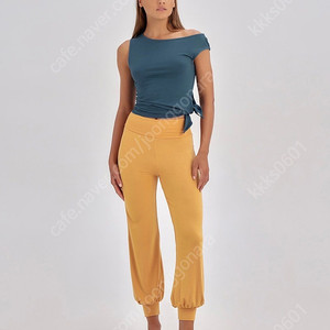 부디무드라 Simple pot ankle pants_ Golden Nugget M사이즈