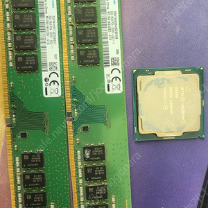 삼성 2666 ddr4 8gb 2장 + g3930 cpu 일괄