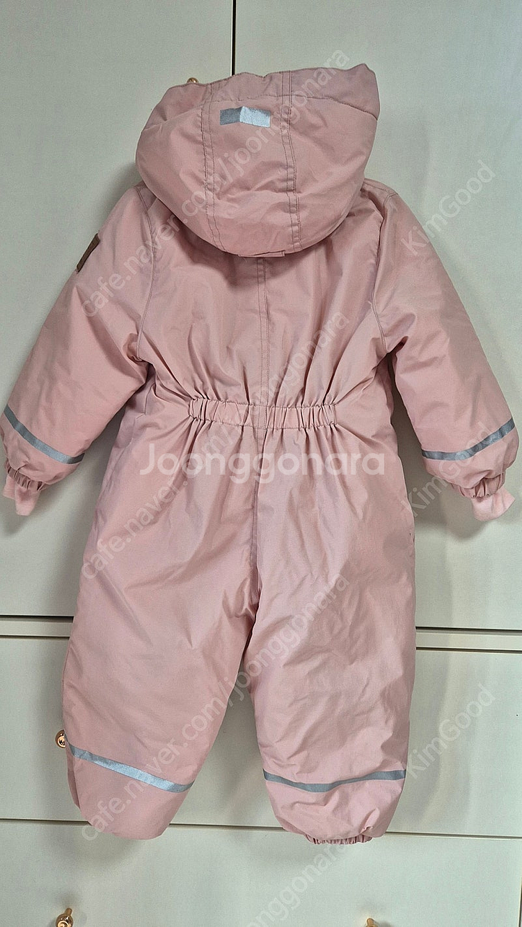 웰론 방수 스노우 슈트 90 (방한 스키복 유아 키즈 패딩 우주복)--1