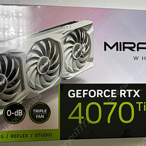 이엠텍 4070TI Super Miracle White 미개봉