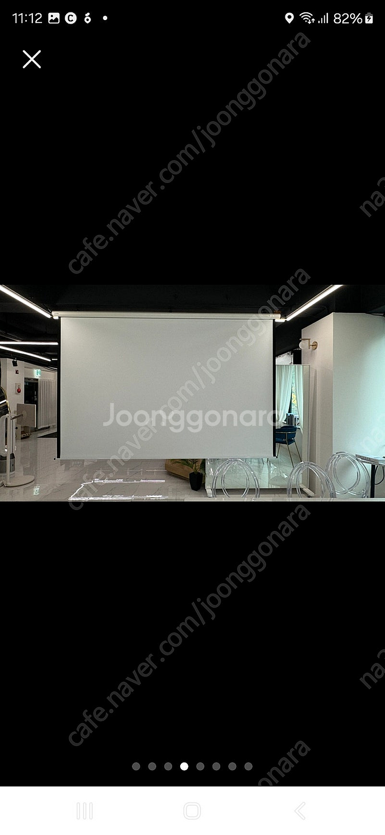 뷰소닉 빔프로젝트4000안시 100인치스크린--2