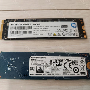 HP EX900 500GB, KIOXIA EXCERIA PLUS G3 2TB