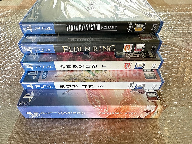 PS4,5 미개봉 타이틀 정리) 엘든링, 파판7, 인왕...--1