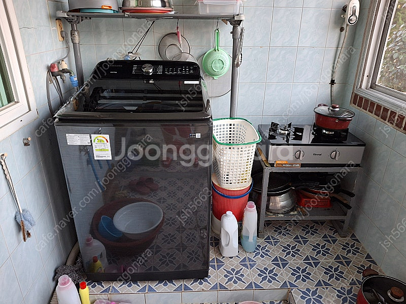 삼성 그랑데 통버블 통돌이세탁기 25Kg (두달 사용)--0