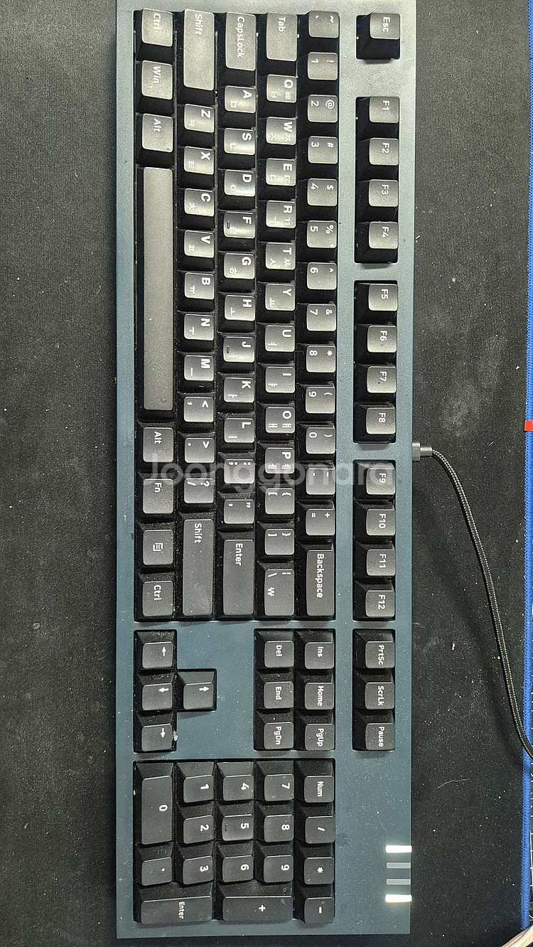 [ABKO] 유선 기계식 키보드, K660M 이색사출--0