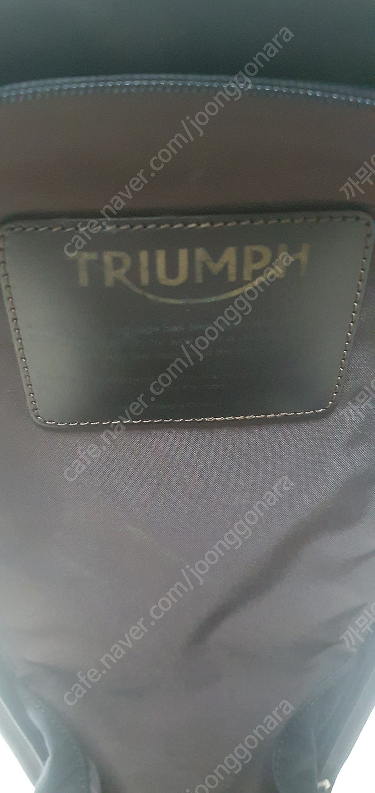 트라이엄프 본네빌 순정 왁스탱크백 팝니다. 이미지