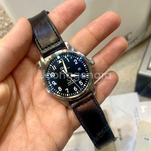 IWC 마크18 블랙 310. 국시공 시계. 정품.