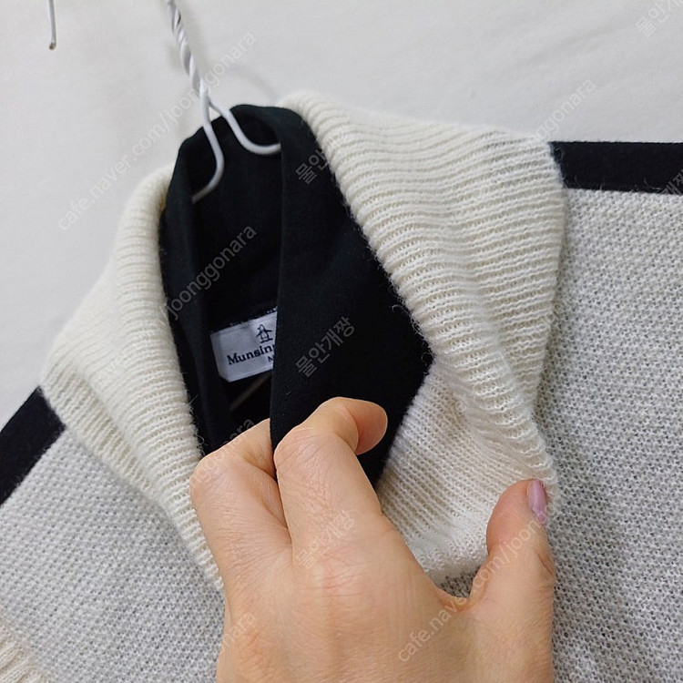 택포 먼싱웨어 골프 울 알카파 목폴라 니트 여성 M 이미지